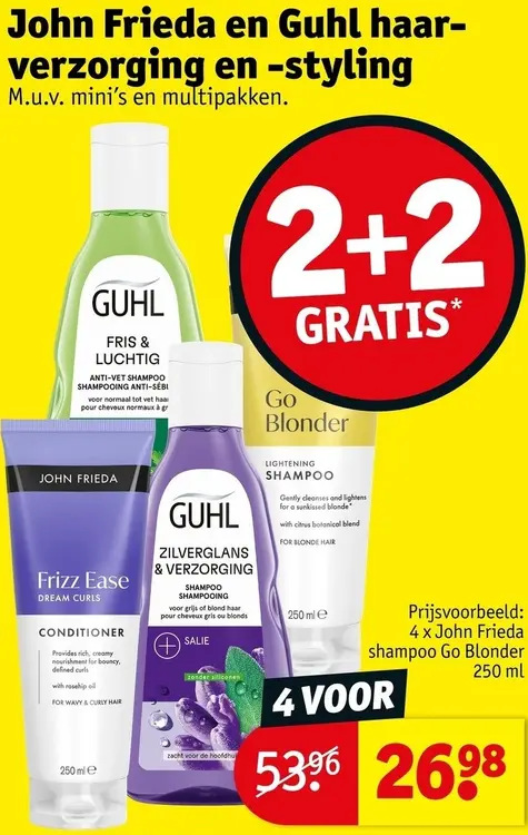 Promotie: Haarverzorging en -styling