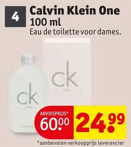 Aanbieding: Calvin Klein One