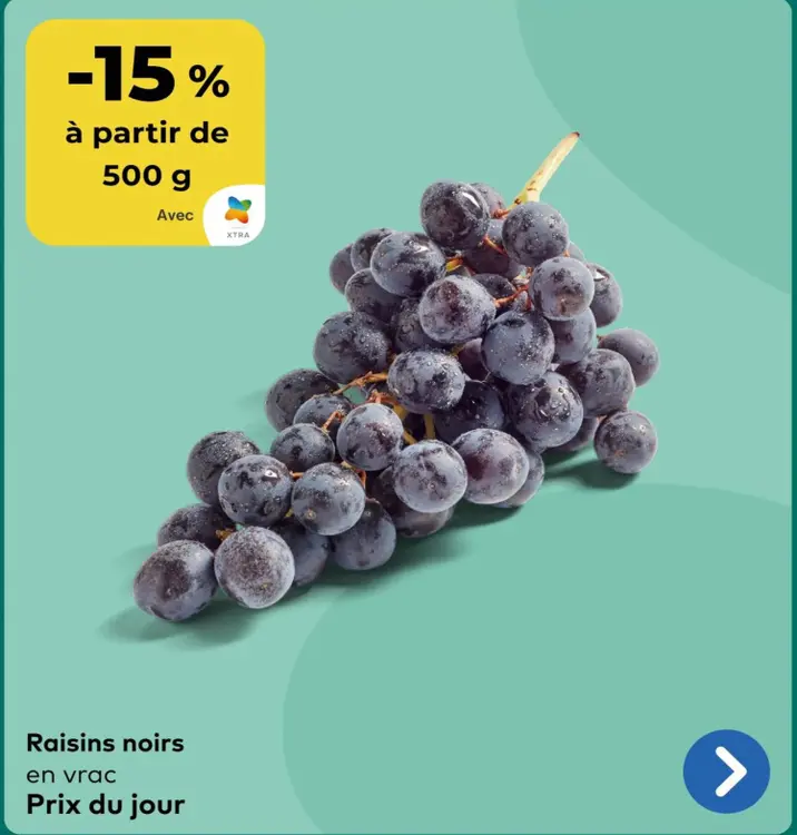 Offre: Raisins noirs