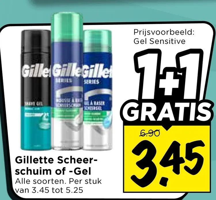 Gillette Scheerschuim of -Gel