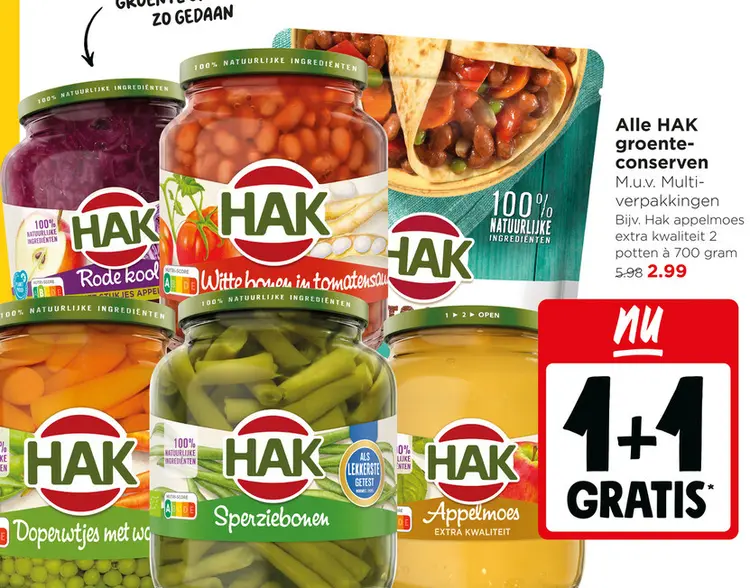 Aanbieding: Alle HAK groenteconserven