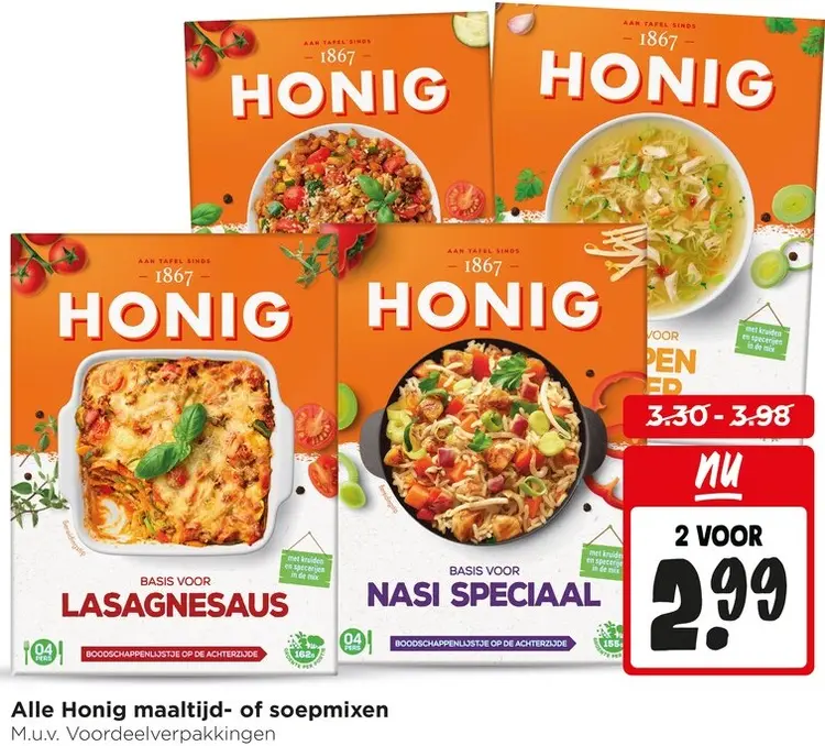 Aanbieding: Maaltijd- of soepmixen