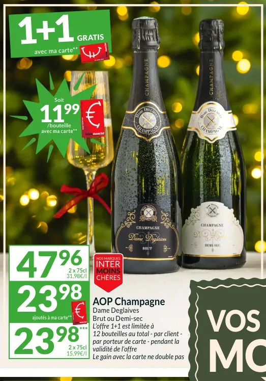 Offre: AOP Champagne Dame Deglaives