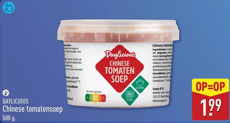 Aanbieding: Chinese tomatensoep