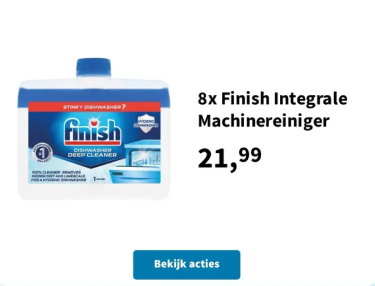 Aanbieding: Finish Integrale Machinereiniger