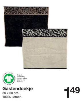 Aanbieding: Gastendoekje