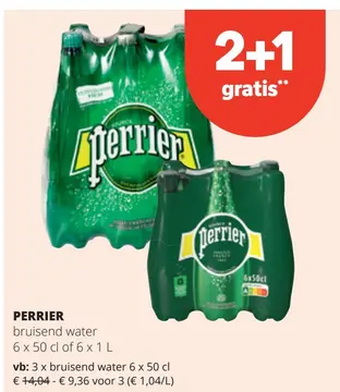 Aanbieding: PERRIER bruisend water