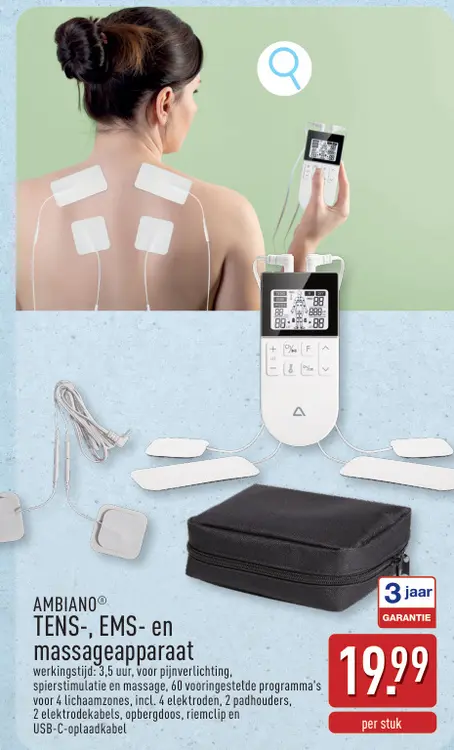 Promotie: TENS-, EMS- en massageapparaat