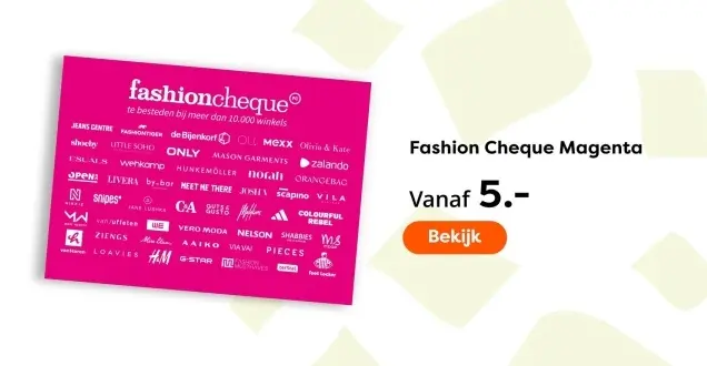 Aanbieding: Fashion Cheque Magenta