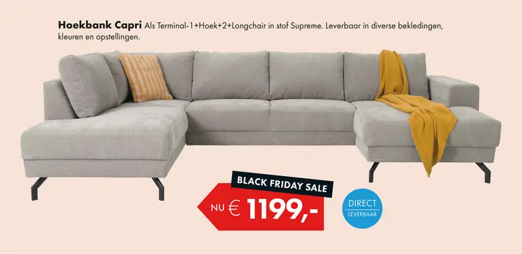 Aanbieding: Capri U-hoekbank