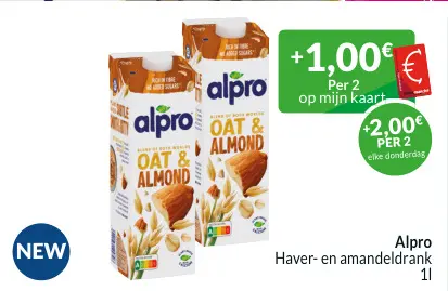 Promotie: Haver- en amandeldrank