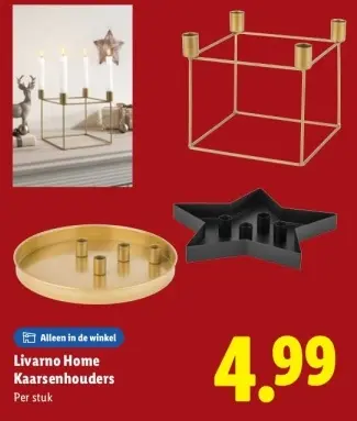 Aanbieding: Kaarsenhouders