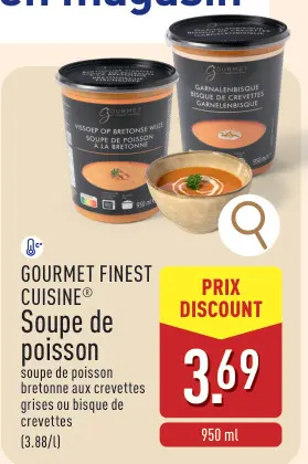 Offre: Soupe de poisson