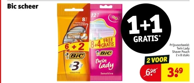 Aanbieding: Bic scheer