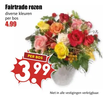 Aanbieding: Fairtrade rozen