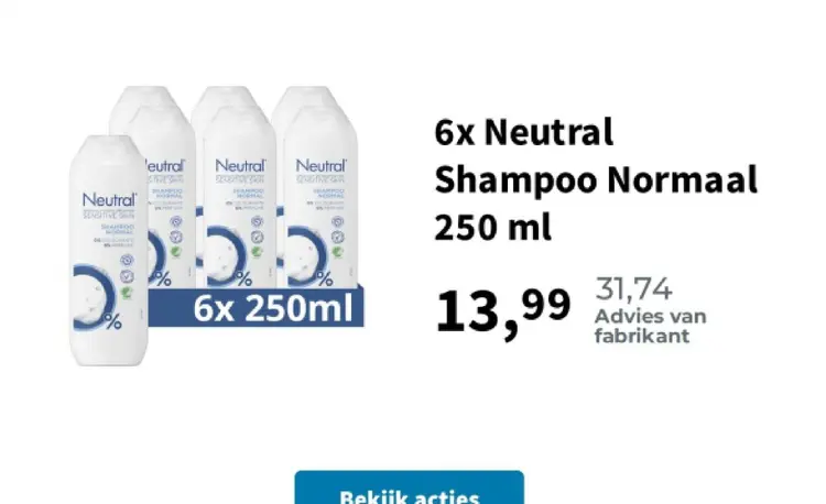 Aanbieding: Shampoo Normaal