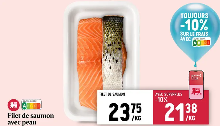 Offre: Filet de saumon | Avec peau