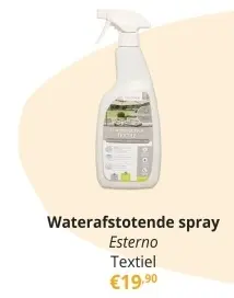 Promotie: Waterafstotende spray