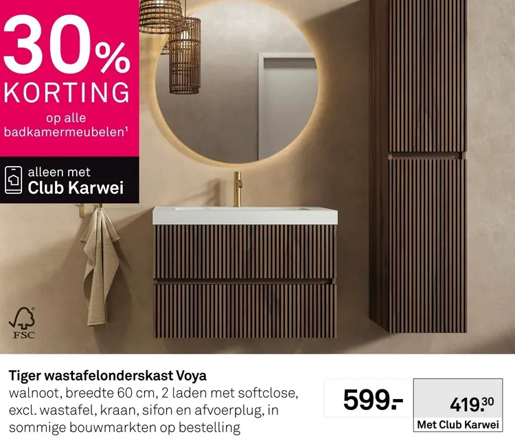Aanbieding: Wastafelonderskast Voya