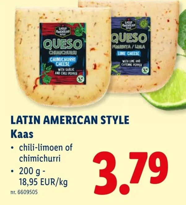 Promotie: Latin American Style Kaas