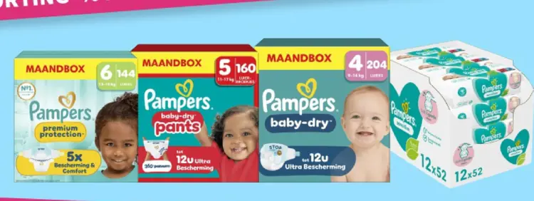 Promotie: Pampers Maandbox