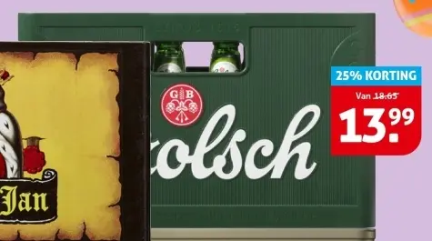 Aanbieding: Grolsch krat