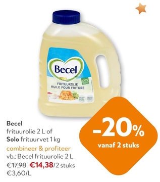 Aanbieding: Becel frituurolie