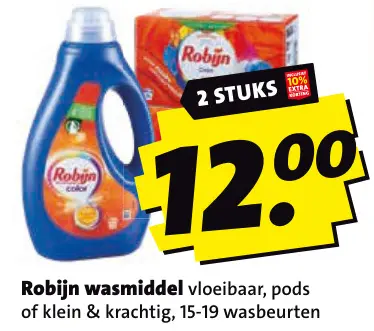 Aanbieding: Robijn wasmiddel