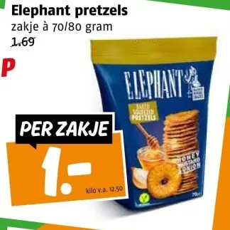 Aanbieding: Elephant pretzels