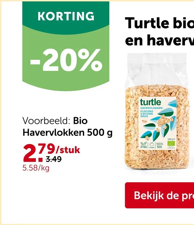 Promotie: Bio Havervlokken