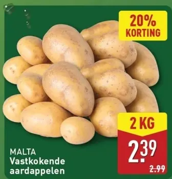 Aanbieding: MALTA Vastkokende aardappelen