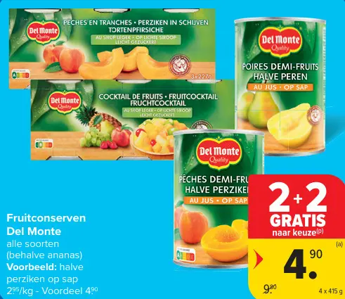 Promotie: Fruitconserven