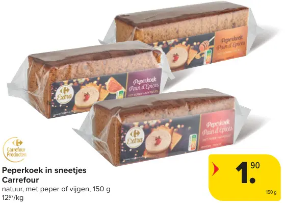 Promotie: Peperkoek in sneetjes