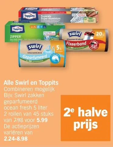 Promotie: Swirl en Toppits