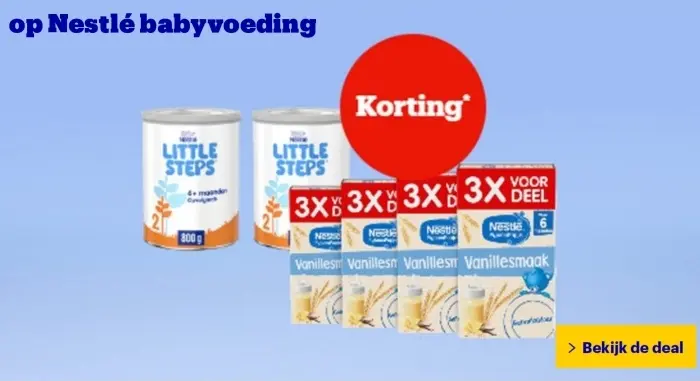 Aanbieding: Nestle babyvoeding 