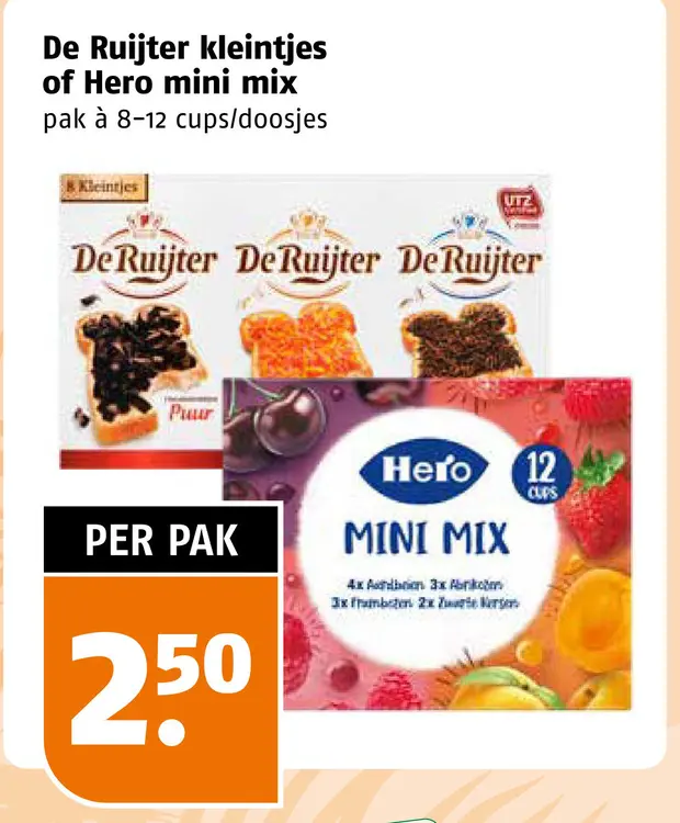 Aanbieding: kleintjes of mini mix