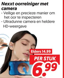 Nexxt oorreiniger met camera