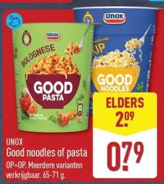 Aanbieding: Good noodles of pasta
