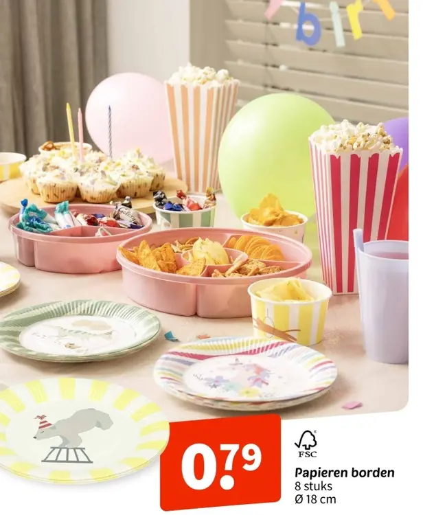 Aanbieding: Papieren borden
