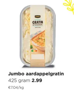 Promotie: aardappelgratin