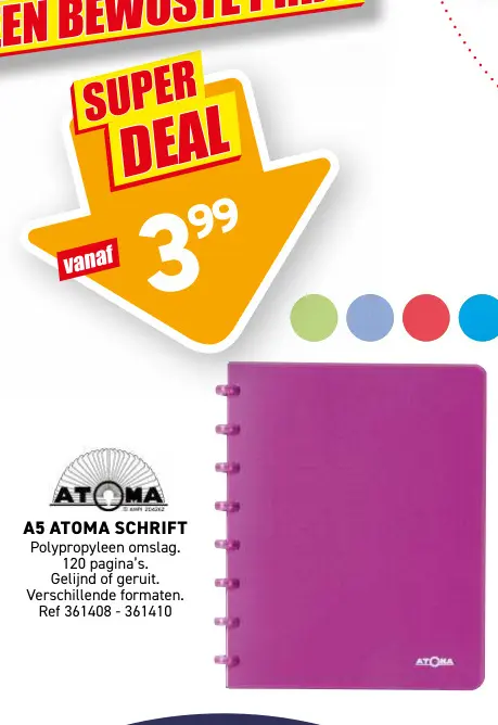 Promotie: Atoma schrift