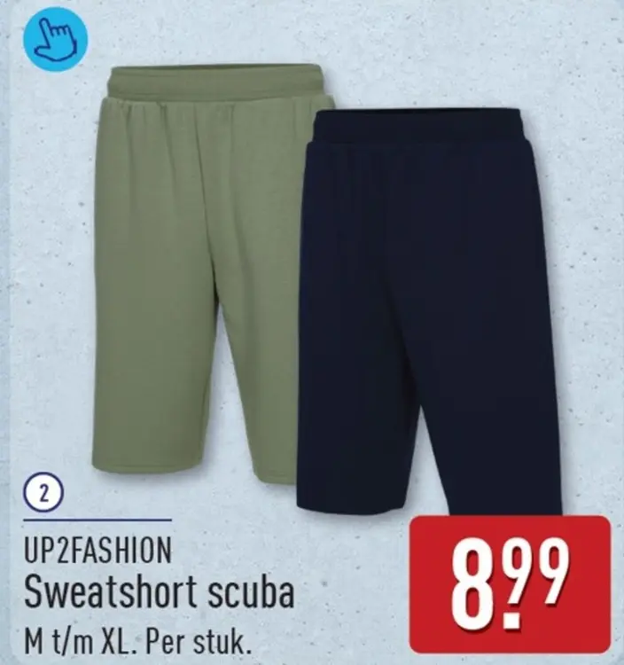 Aanbieding: Sweatshort scuba