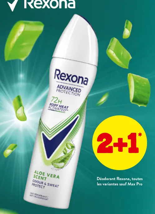 Offre: Déodorant Rexona Advanced Protection Aloe Ver