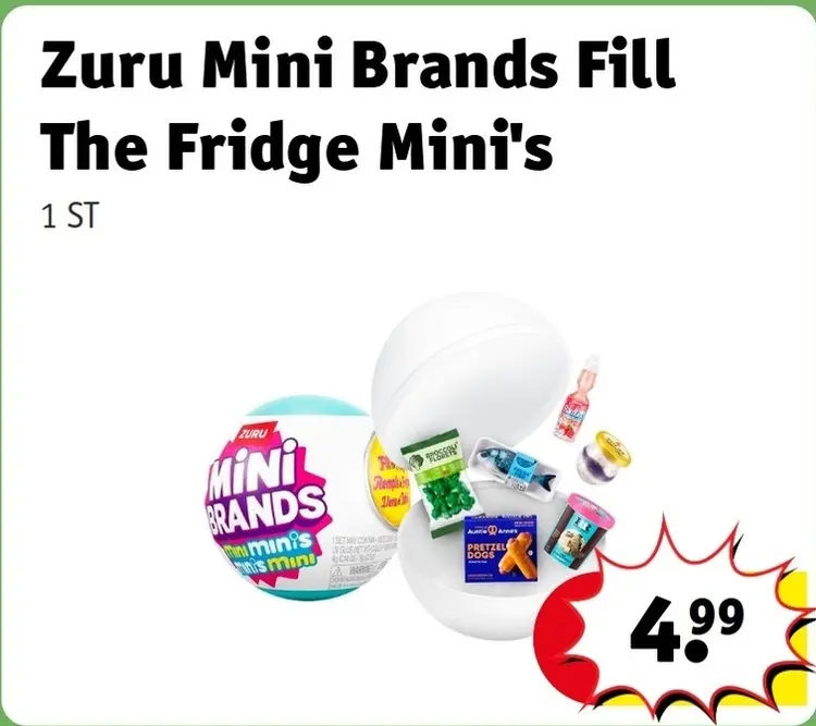 Promotie: Mini Brands Fill The Fridge Mini's