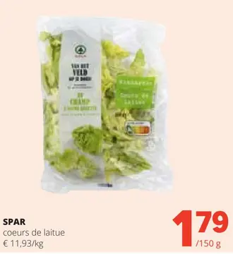 Offre: coeurs de laitue