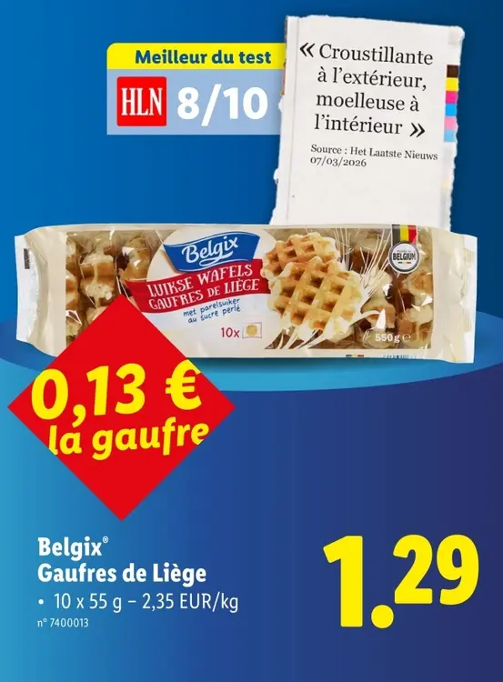 Offre: Gaufres de Liège