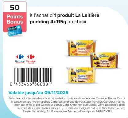 Offre: pudding