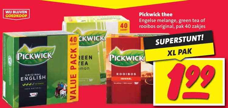 Aanbieding: Pickwick thee