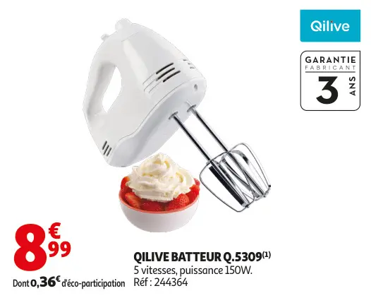 Offre: Batteur q.5309