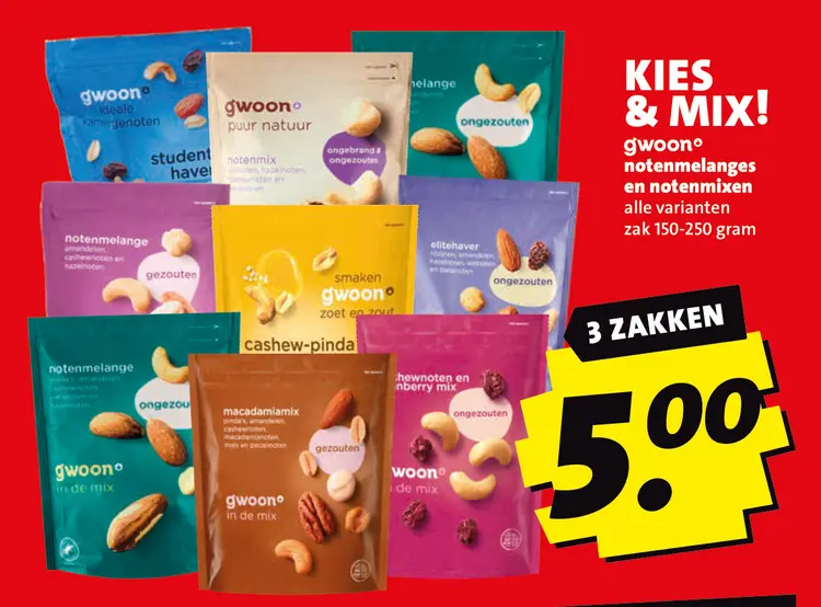 Aanbieding: Notenmelanges en notenmixen